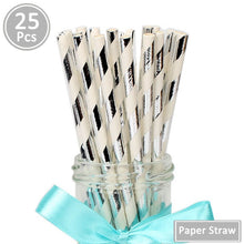 Load image into Gallery viewer, Paper Drinking Straws Table Decoration For Kids