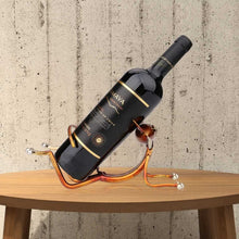 Load image into Gallery viewer, Yoga Cat Wine Holder