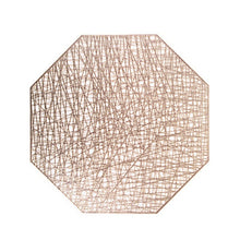 Load image into Gallery viewer, Creative Placemat For Dinner Table Plastic Octagonal Hollow
