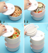 Load image into Gallery viewer, Microwavable Plastic Lunch Box