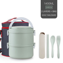 Load image into Gallery viewer, Microwavable Plastic Lunch Box