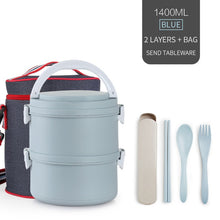 Load image into Gallery viewer, Microwavable Plastic Lunch Box