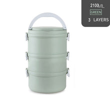 Load image into Gallery viewer, Microwavable Plastic Lunch Box