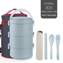Load image into Gallery viewer, Microwavable Plastic Lunch Box