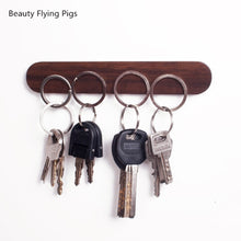 Load image into Gallery viewer, Wood Key Holder Magnetic