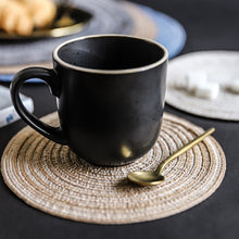 Load image into Gallery viewer, Round Design Table Ramie Insulation Pad Solid Placemats Linen Non Slip