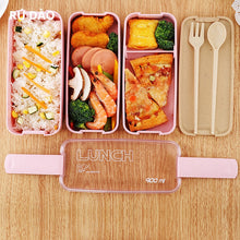 Load image into Gallery viewer, Plastic Bento Eco Friendly lunch box