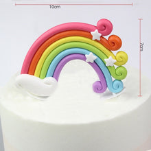 Load image into Gallery viewer, Rainbow Unicorn Decoration Cupcake Topper for Kid