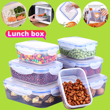 Load image into Gallery viewer, Kitchen Plastic Microwave Bento box