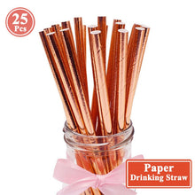 Load image into Gallery viewer, Paper Drinking Straws Table Decoration For Kids