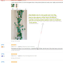 Load image into Gallery viewer, Artificial Ivy Leaf Eucalyptus