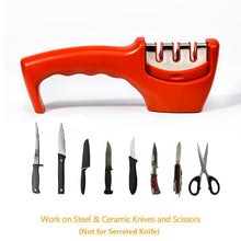 Load image into Gallery viewer, Quick Sharpener 3 Stages Professional Knife Sharpener Non-Slip Whetstone