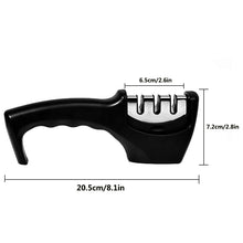Load image into Gallery viewer, Quick Sharpener 3 Stages Professional Knife Sharpener Non-Slip Whetstone