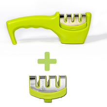 Load image into Gallery viewer, Quick Sharpener 3 Stages Professional Knife Sharpener Non-Slip Whetstone