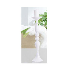 Load image into Gallery viewer, Gold Candle Holders Metal Candlestick Flower Vase