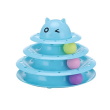 Load image into Gallery viewer, Triple Pay Disc Cat Toys Ball Training