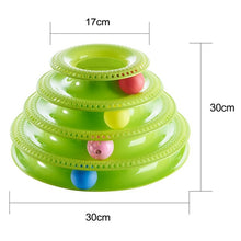 Load image into Gallery viewer, Triple Pay Disc Cat Toys Ball Training