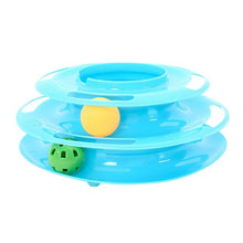 Load image into Gallery viewer, Triple Pay Disc Cat Toys Ball Training