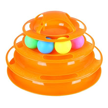 Load image into Gallery viewer, Triple Pay Disc Cat Toys Ball Training