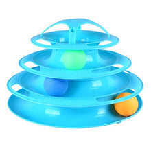 Load image into Gallery viewer, Triple Pay Disc Cat Toys Ball Training