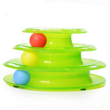 Load image into Gallery viewer, Triple Pay Disc Cat Toys Ball Training