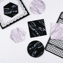 Load image into Gallery viewer, Chic Silicon Emulation Marble Coffee Coaster Cup