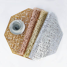 Load image into Gallery viewer, Creative Placemat For Dinner Table Plastic Octagonal Hollow