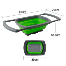 Load image into Gallery viewer, Foldable Drain Basket Silicone